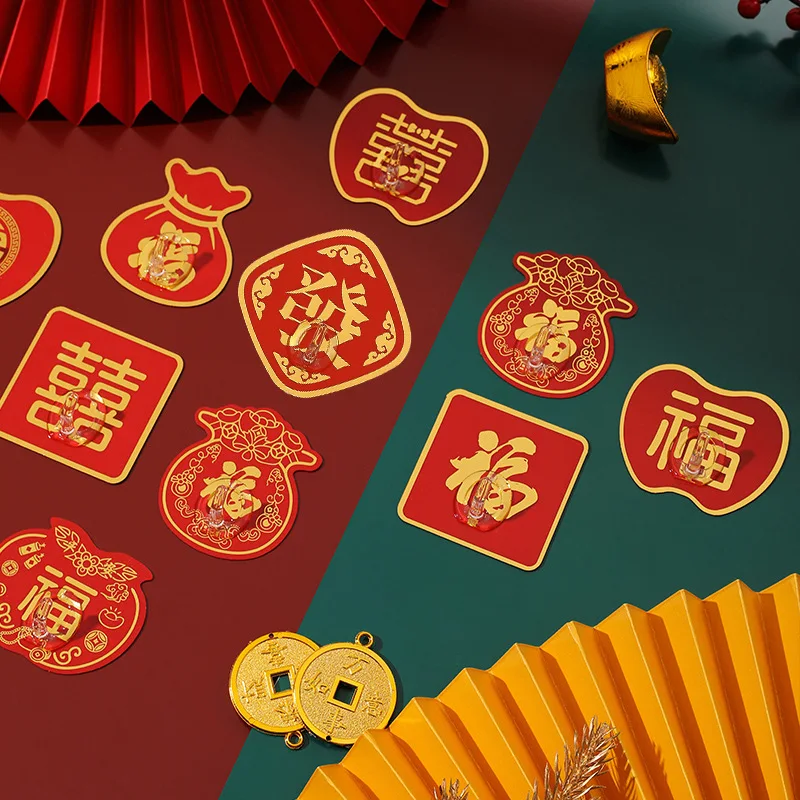 

Мощный крючок на клейкой основе красные наклейки без следов нагрузка Xiqingfu липкий бытовой пробойник без следов за стеной двери крючок для хранения