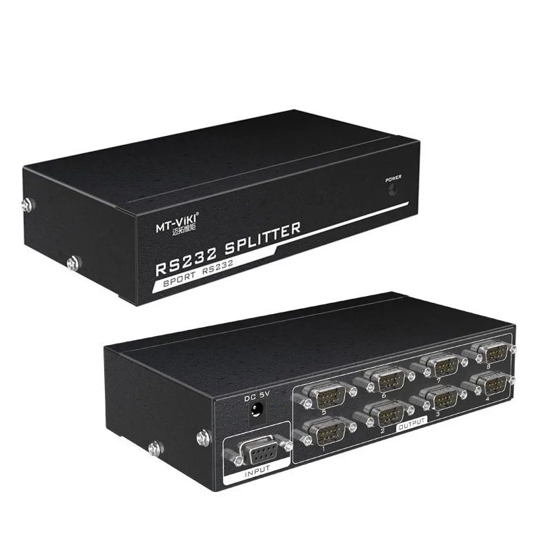 

MT-VIKI 8 Port RS232 Splitter 1x4 Divisore DB9 Seriale RS232 Protocollo Switcher Splitter 4 to 1 Support Bi-directional Transmit
