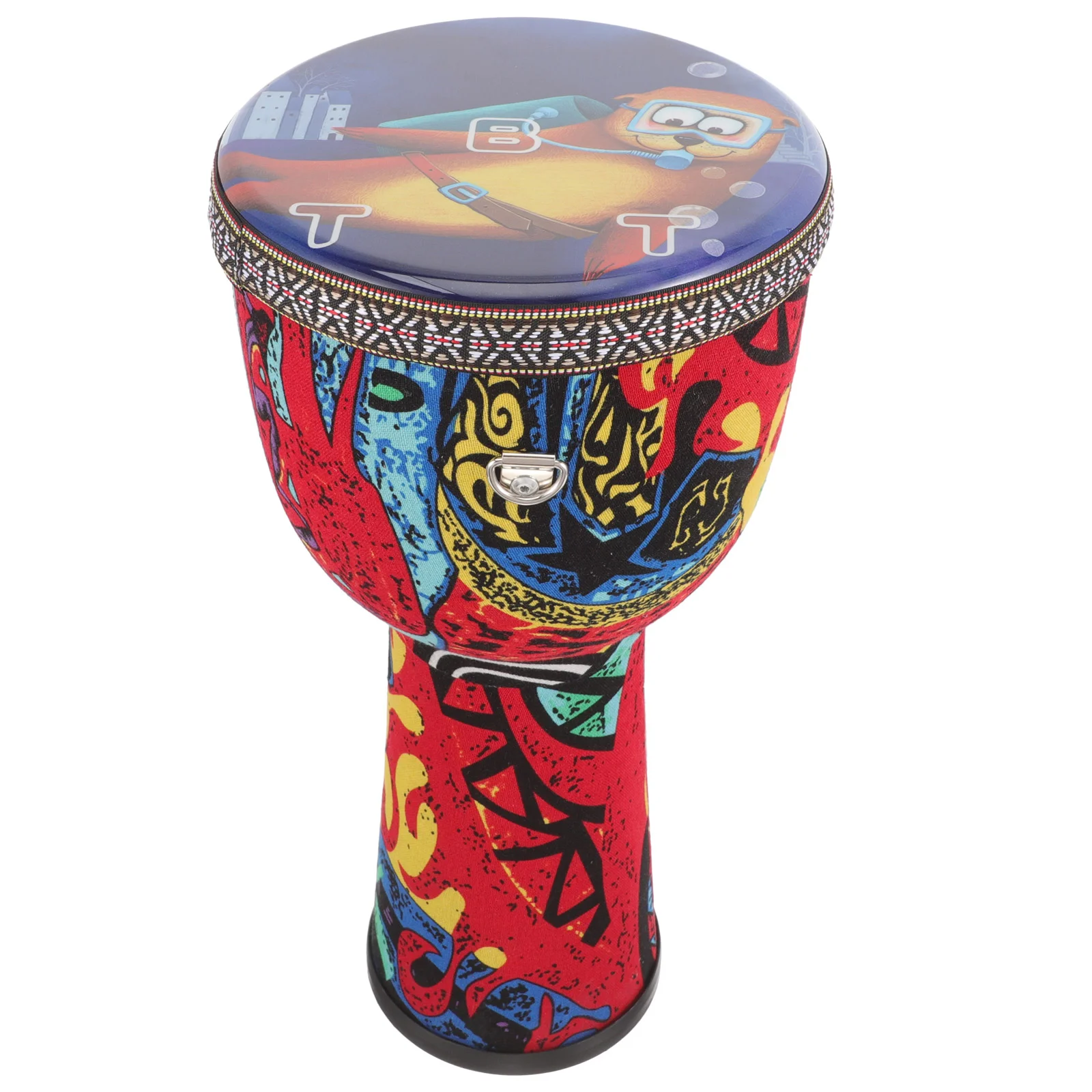 

Printing Colorful Hand Drum African Drum Musical Instrument Beginner African Djembe Drum Beginner Musical Instrument Prop