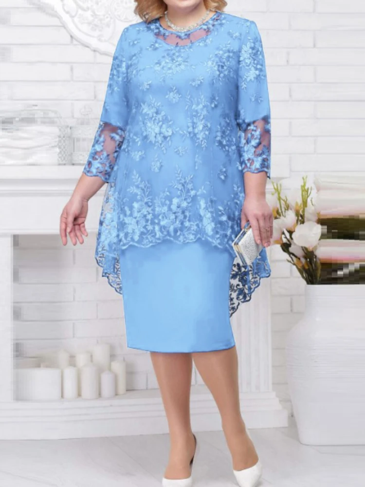 ワンピース Lumignon Classical lace lady dress Generic Women Vintage Victorian Lace Floor Length Long