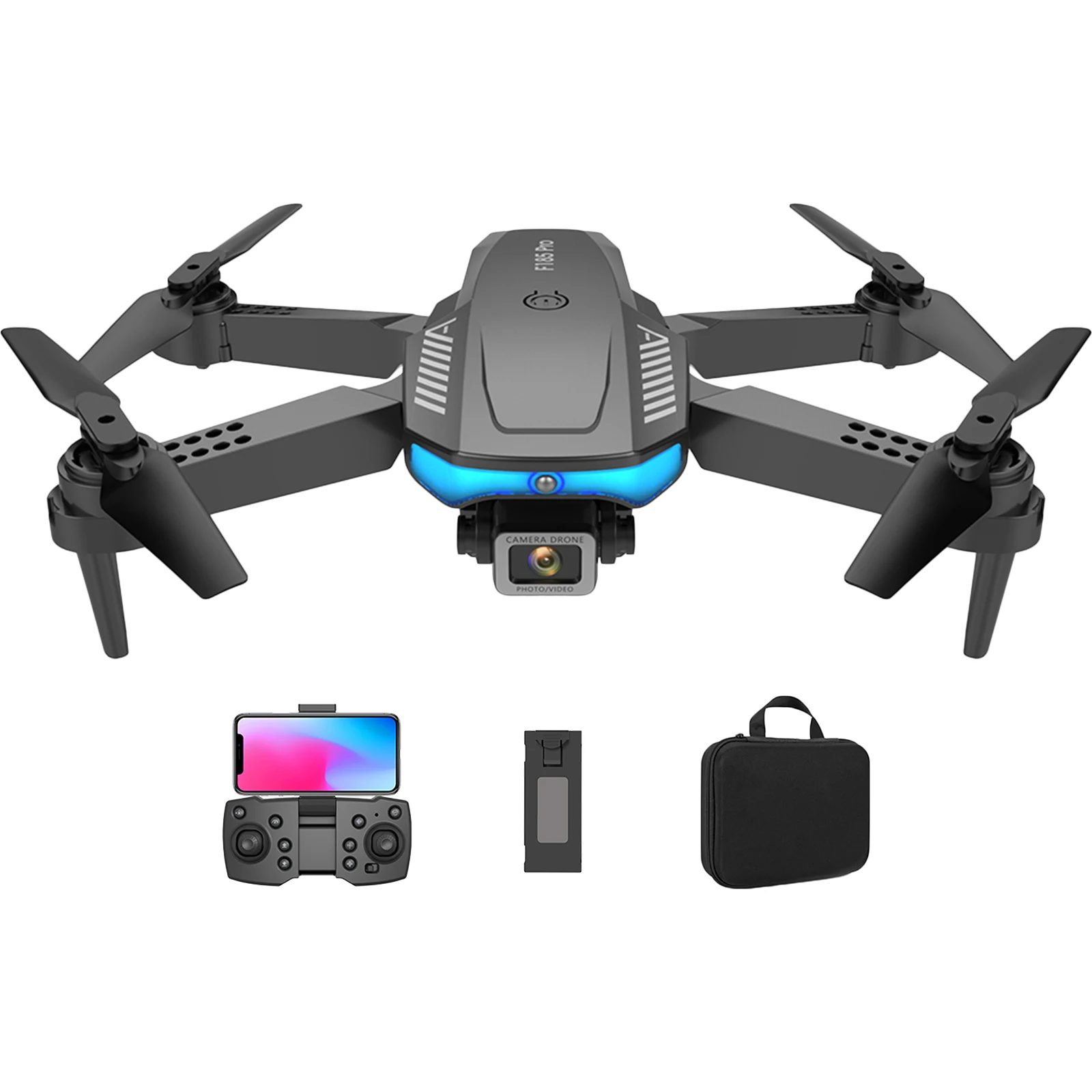 LS/RC F185 Pro WIFI FPV Drone With Wide Angle HD 4K 1080P Camera Height Hold RC Foldable Quadcopter Dron Gift Toy quadcopter drone remote control