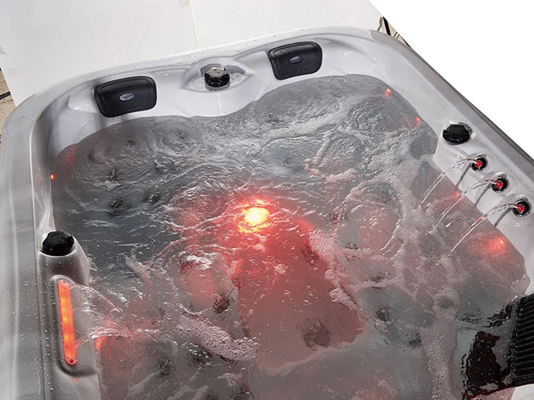 Outdoor Spa Hot Tub With LED Light