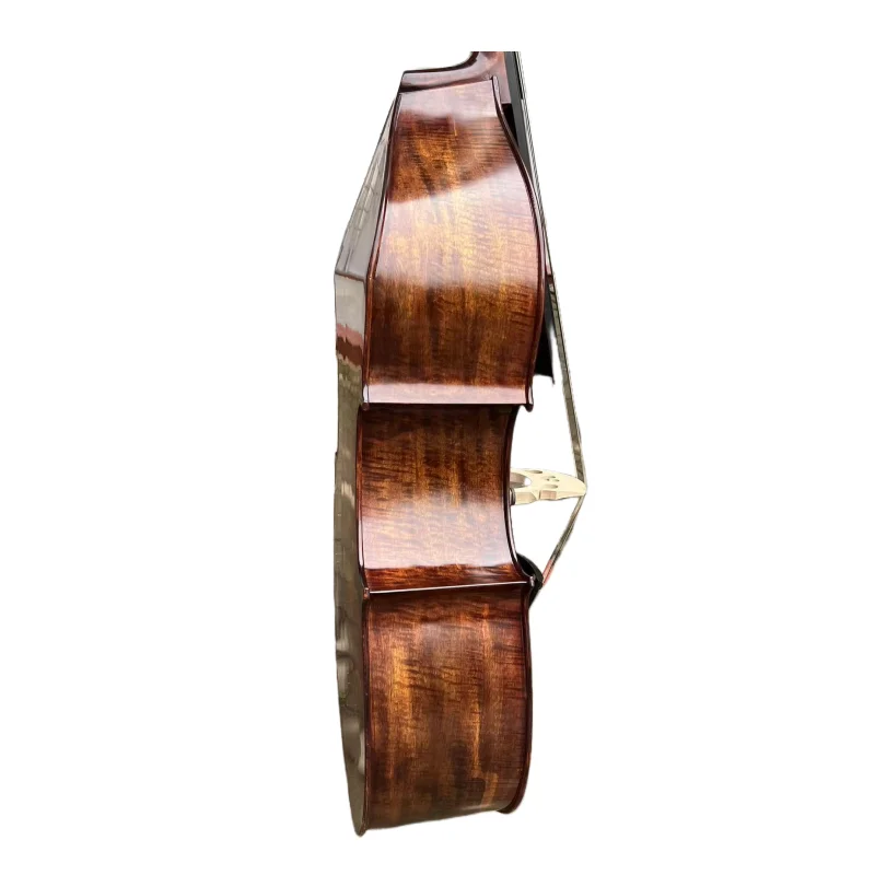 Hand Made Upright double bass ,Solid Maple back .carving double head 3/4