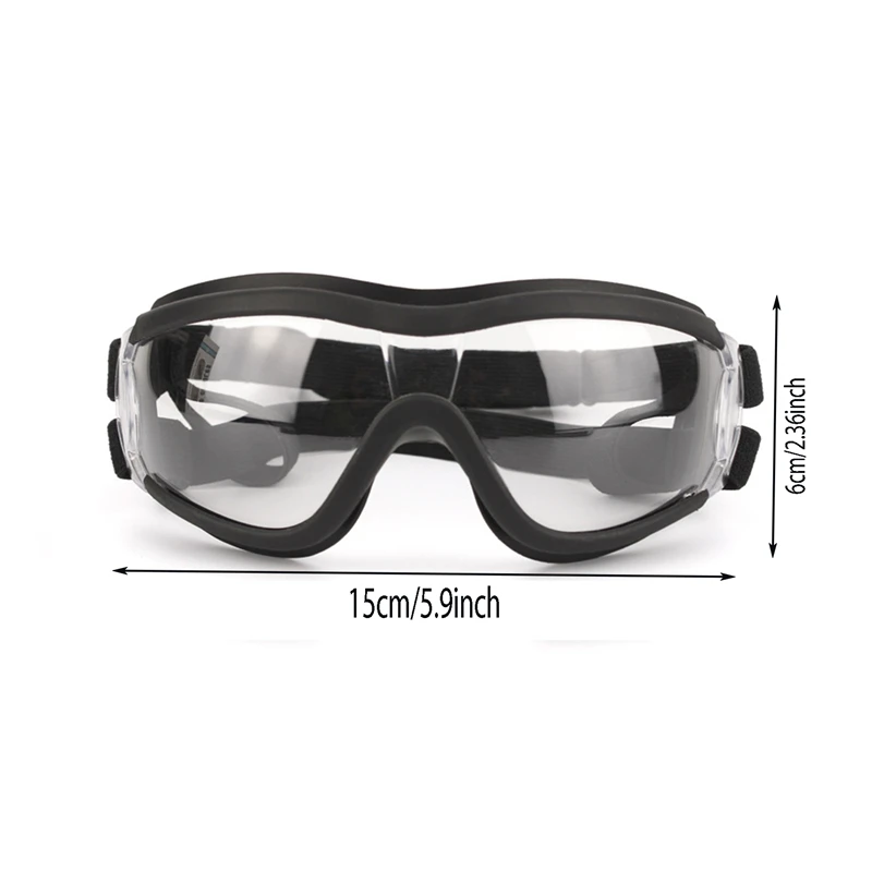 Dog Goggles for Small Breed Dog Sunglasses Dog UV Sunglasses Windproof Soft Frame Adjustable Straps for Small/Medium Dogs Puppy 6