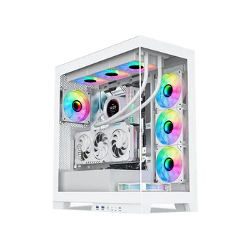Factory Gaming Desktop Computer Lcd Combos Set I9 Level Deca Core 32g Ram 1tb Ssd Rx580 4g Video Card Designer Gamer Computers
