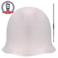 1pcs Professional New Silicone Hair Dyeing Cap Reusable Hair Dyeing Cap Silicone Haircut Styling Accessories Tools 1