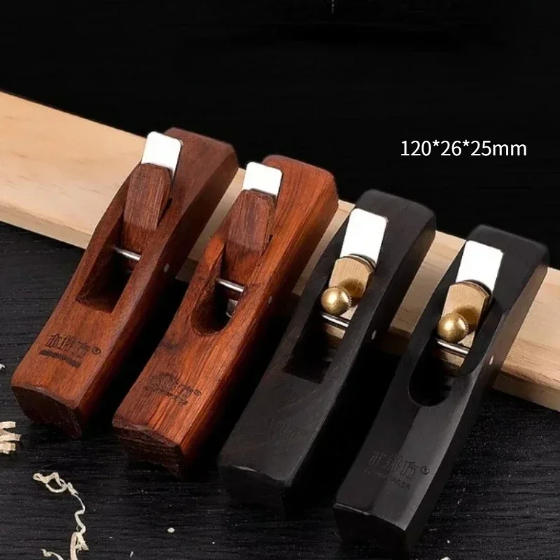 New Woodworking Planer Knife Trimming Tool Chamfering Hand Planes Carpenter Ebony High-carbon Steel Chamfer Wood Planer Tool DIY new woodworking planer knife trimming tool chamfering hand planes carpenter ebony high carbon steel chamfer wood planer tool diy