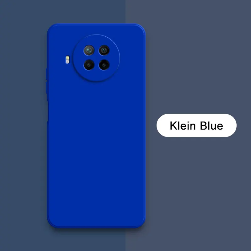 Stylish Square Liquid Silicone Phone Case – Soft Protective Cover with Camera Guard