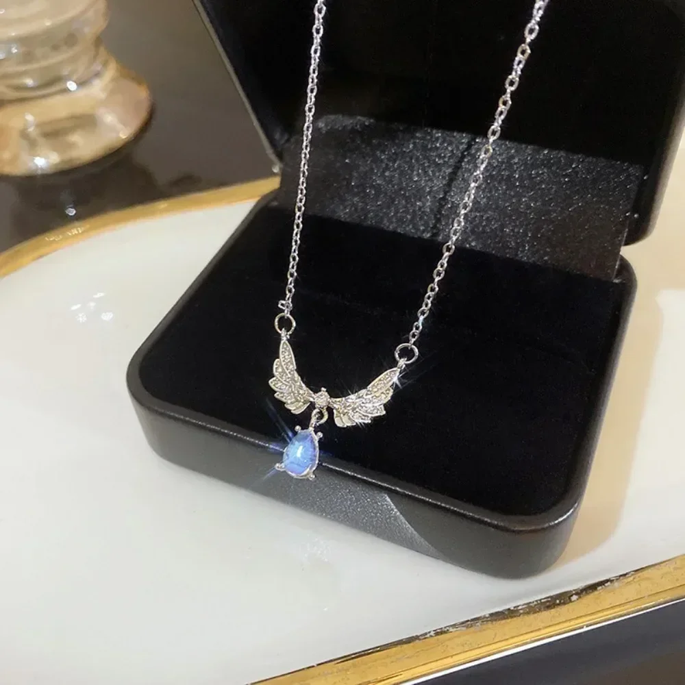 Donna Elegante Cuore Amore Collana Perle Lucente Ciondolo Moda Regalo Gioielli