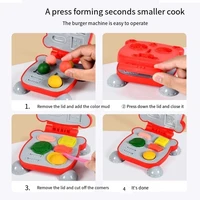 Creative DIY Handmade Mold Tool Ice Cream Noodles Machine Colorful Plasticine Making Toys Kids Play House Toys Colored Clay Gift 2