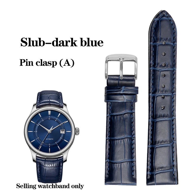 thumbnail image 1 of Correa de piel de vaca para reloj Casio Ocean Heart EFB-670/530 EFV-600 EFS-S500, 18 mm, 20 mm y 22 mm, color negro y azul, 1 of 5