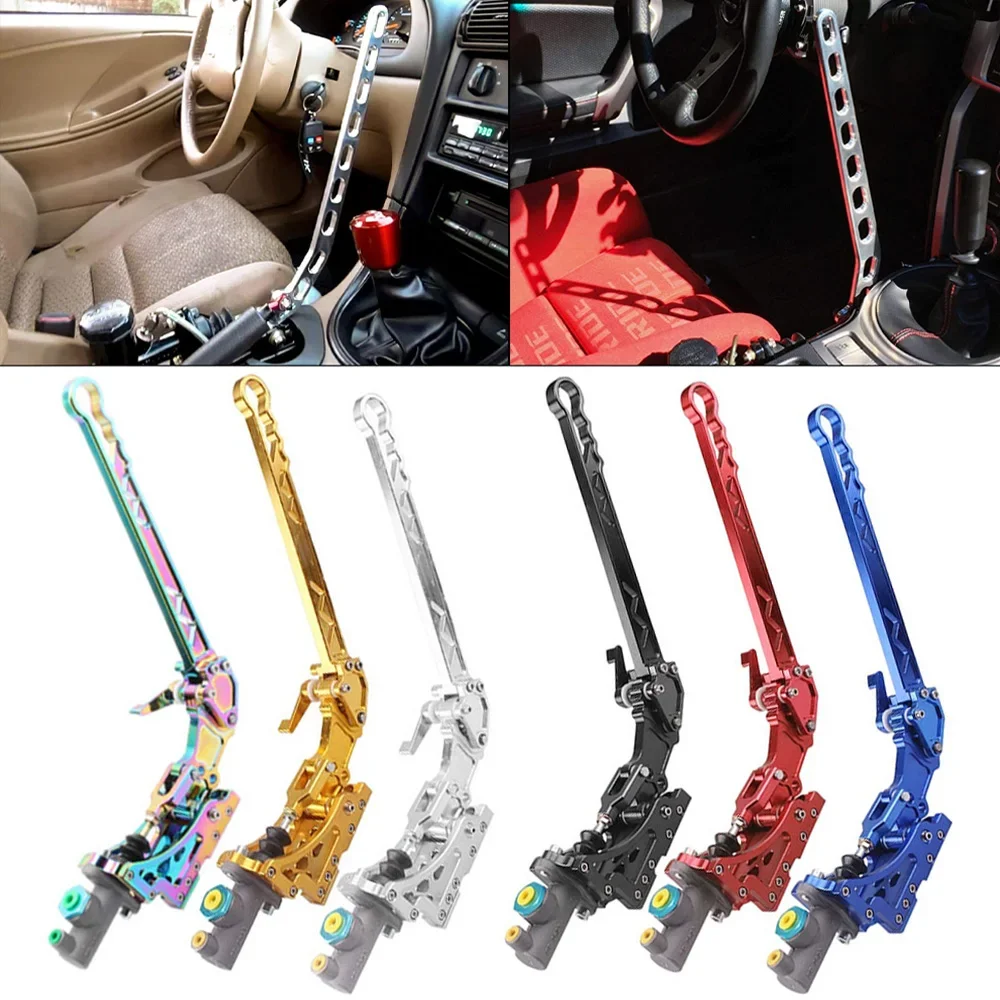 Racing Drifting Handbrake kit Universal Aluminum Car Modified Hydraulic Drift E-Brake Handbrake Vertical Horizontal Rally Lever