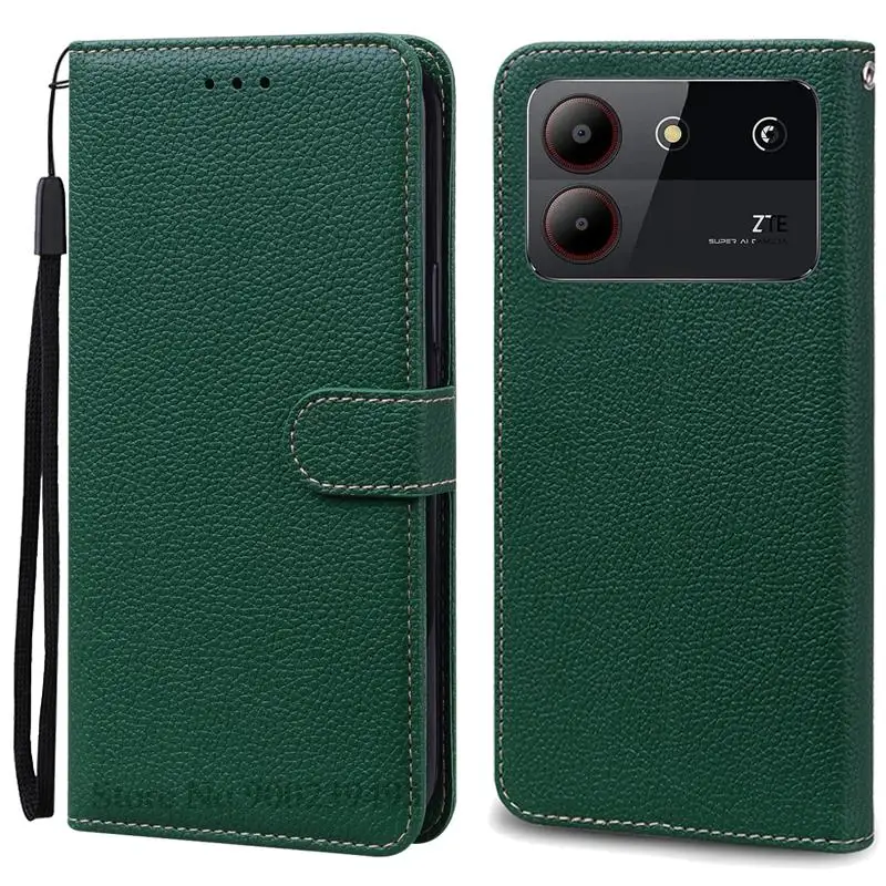 Elegant Leather Wallet Flip Case - Premium Phone Cover with Bumper Protection