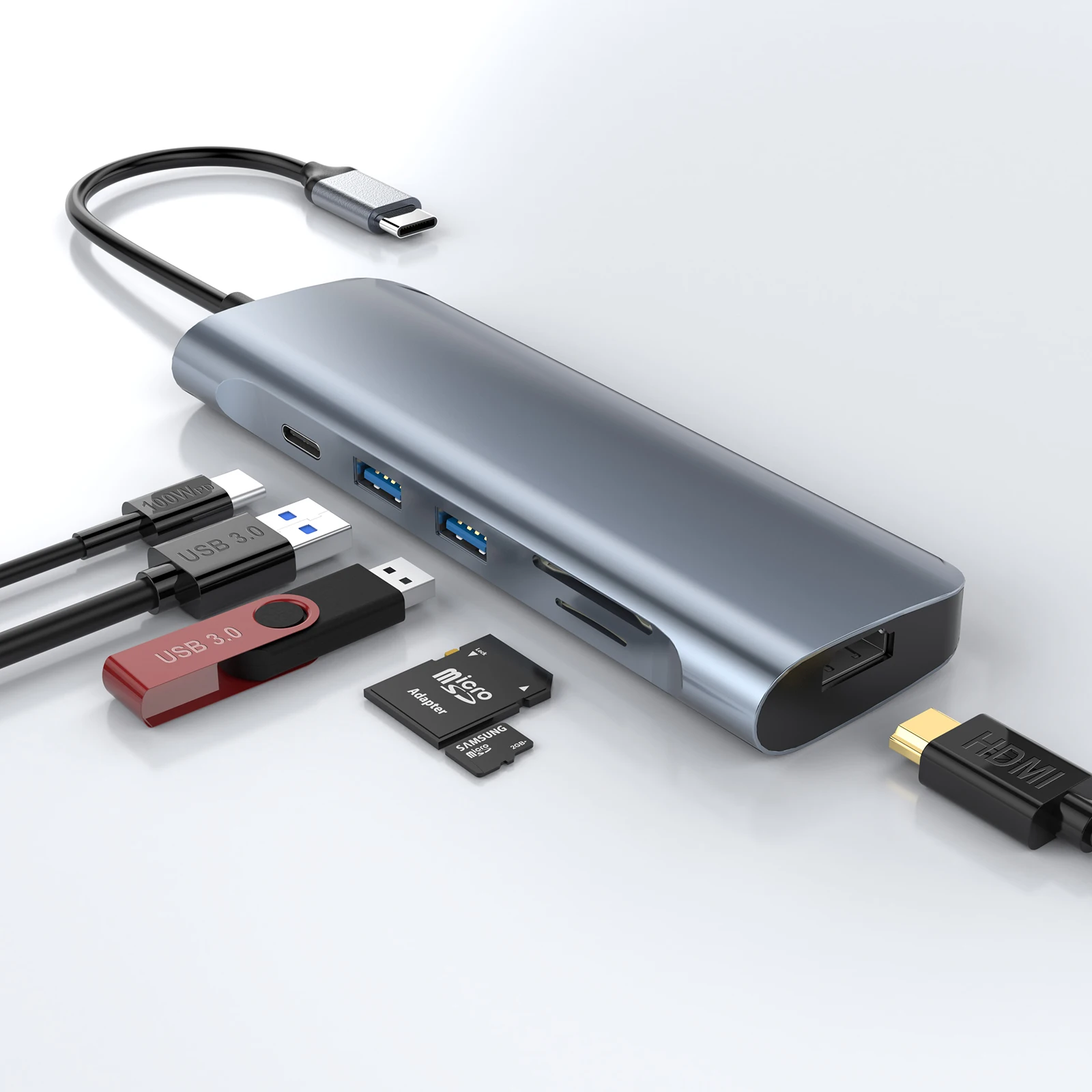 

Фотоадаптер USB Type-c 6 в 1