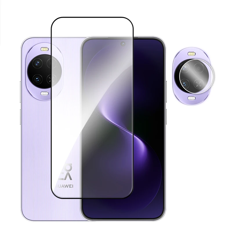 Premium Full Cover Tempered Glass Screen and Camera Lens Protector