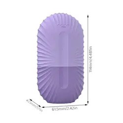 Silicone Ice Roller for Face and Eye Massage - Skin Care and Contour Tool (Purple)