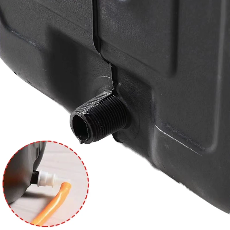 80L Thickened Food-grade Drying Bucket Black BathTank Solar Hot water box Summer Bath Bucket Water Tank Household Water Storage