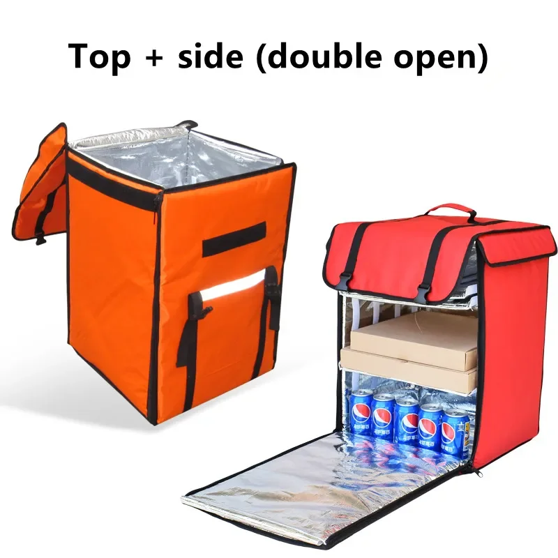 69L 대형 케이크 테이크아웃 박스 냉동팩 배낭 패스트푸드 피자 배달 보온/보냉 가방 식사 패키지 자동차 여행용 캐리어