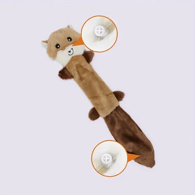 Simulated Animal Holster No Stuffing with Squeaker Dog Chew Toy Dog Sound Toy Durable Plush Crinkle Pet Squeak Toys Pet Supplies 2