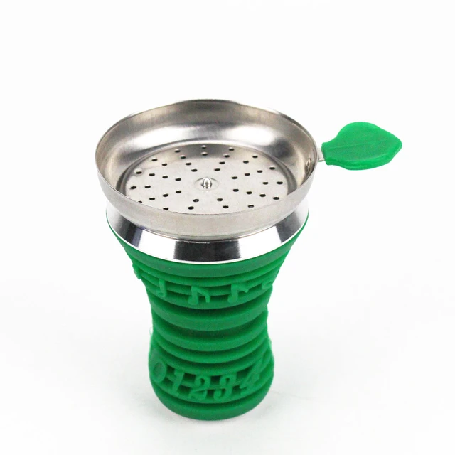 Arab Hookah Bowl Silicone Musical Note Shisha Tobacco Bowl with Stainless  Charcoal Holder Narguile Sheesha Chicha Accessories - AliExpress