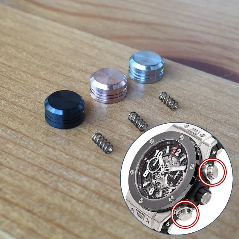 Pulsante In Acciaio Pusher Per Hub Hublot Big Bang Unico 45Mm 411 Strumenti Automatici Per Parti Di Orologi