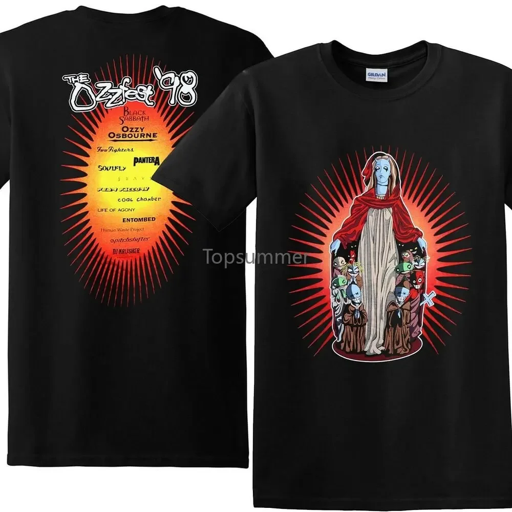 

Vintage 1998 Ozzy Osbourne Ozzfest Tour Concert Rock Heavy Metal T-Shirt Unisex