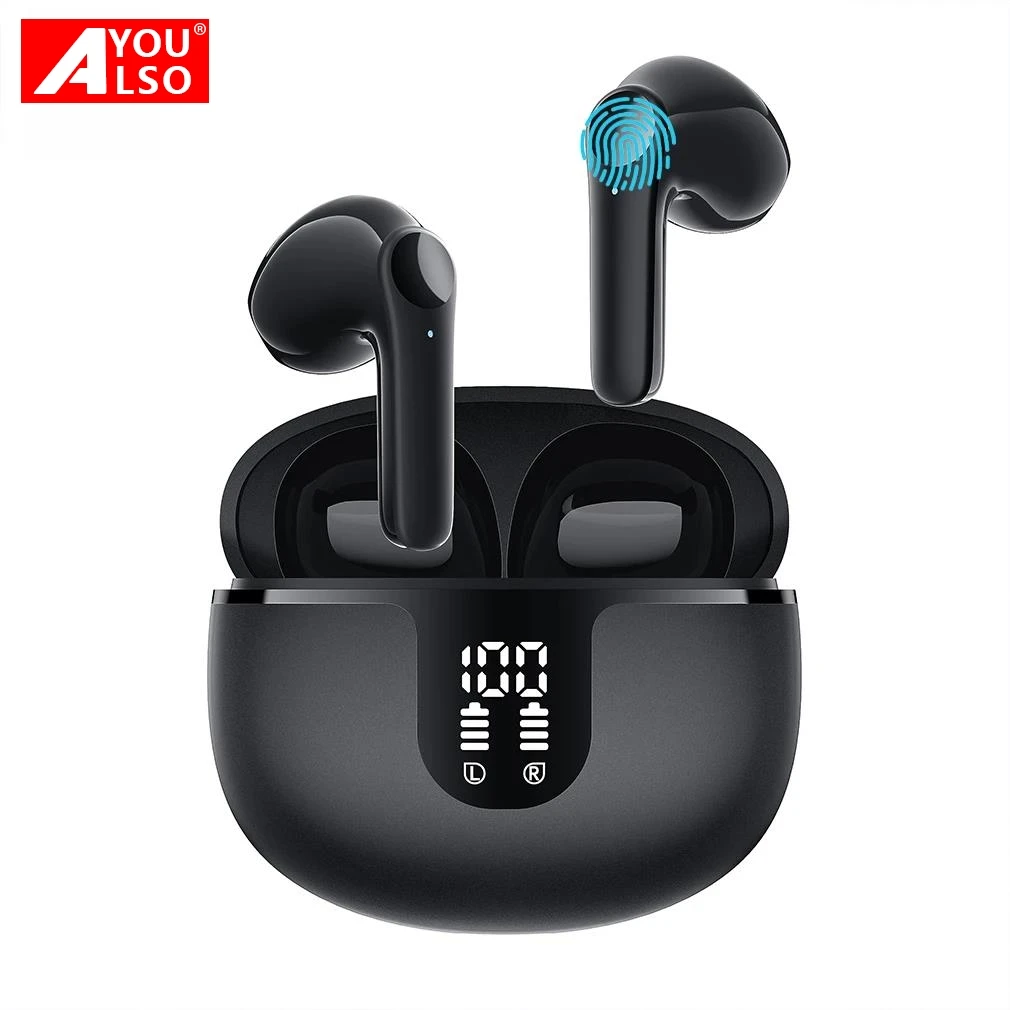 

Buds 4 Original True Wireless Earbuds 5.3 Bluetooth Headphone Touch Control LED Power Display IPX7 in-Ear Sport Earphone