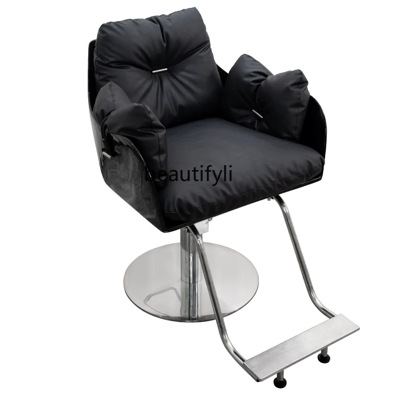 

Barber Shop Chair Hairdressing Stool for Hair Salon Hair Cutting Chair Hot Dyeing Simple Hair Care Chair