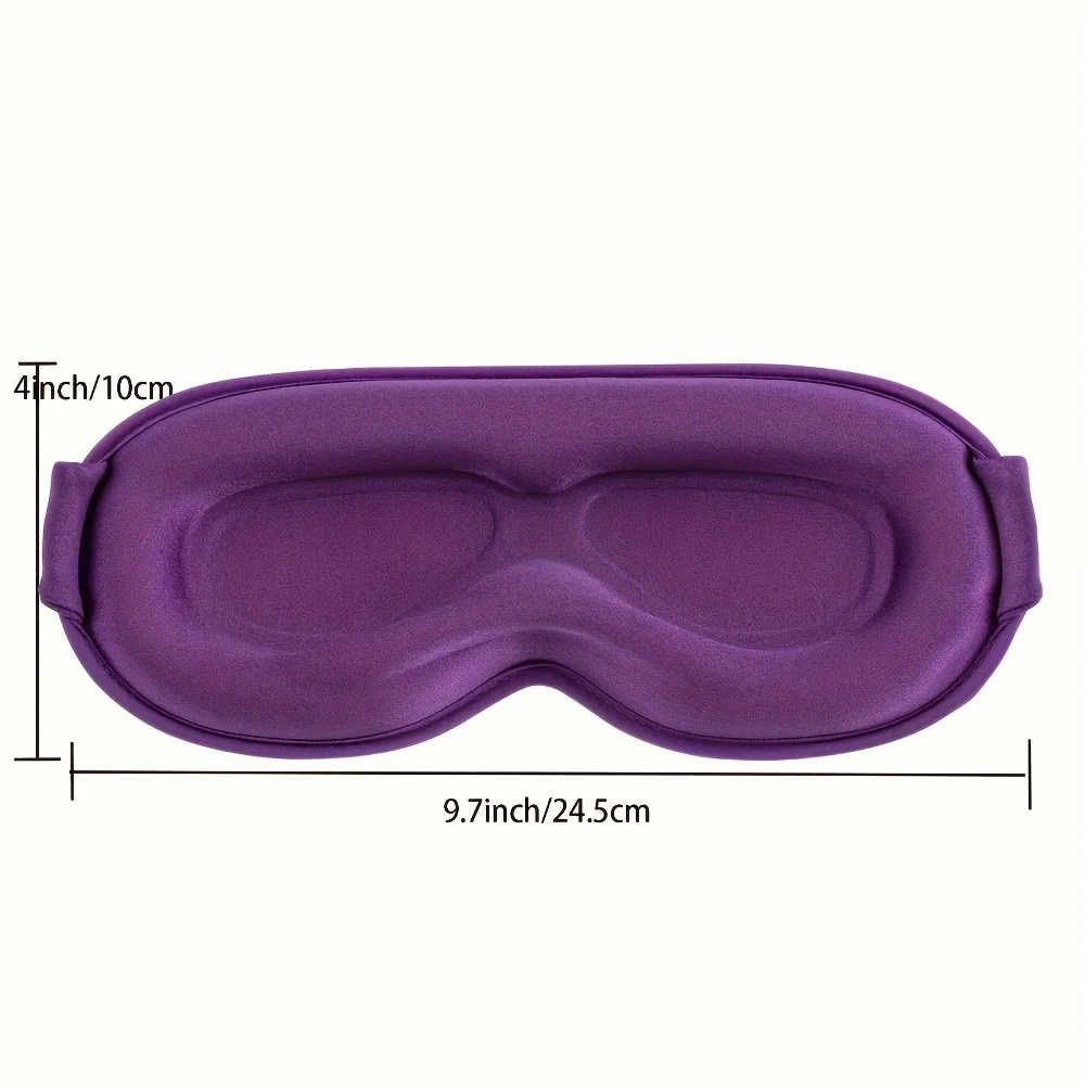 Maschera per gli occhi tridimensionale 3D di alta qualà per uomini e donne, semplice maschera per gli occhi che blocca la luce, nasello per dormire, adatta per l'ufficio  66