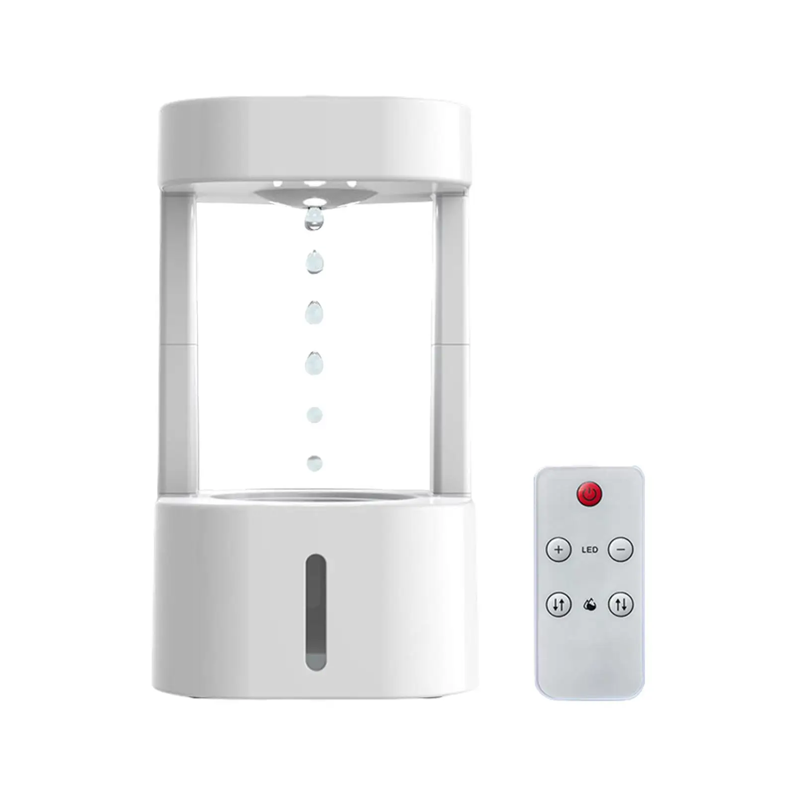 

Portable Air Humidifier Diffuser Personal Levitating Water Drops Auto Shut Off Quiet Night Light USB for NightStand