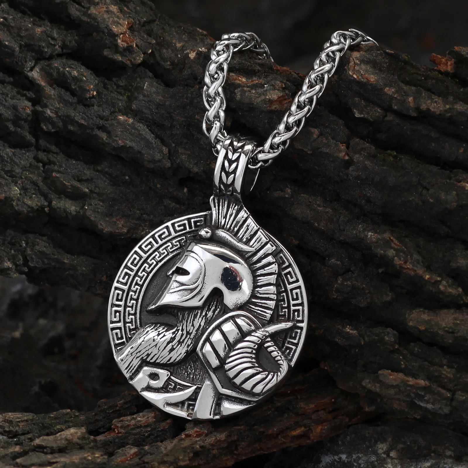 Dawapara Spartan Capacete Pingente Colar Antigo Grécia Símbolo Men Amuleto  Força Lealdade Coragem Aço Inoxidável Jóias - Colares - AliExpress