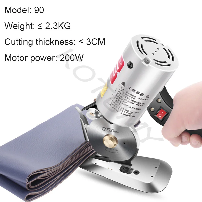 Electric Cloth Cutter Fabric Cutting Machine Round Knife Cutting Machine  Industrial Electric Scissors C-90 - AliExpress