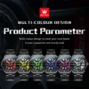 OLEVS Luxury Wheel Men's Watch Waterproof Rotary Sport Car Rim Man Quartz Watch High Quality Fashion Best Selling Luminous Watch 6
