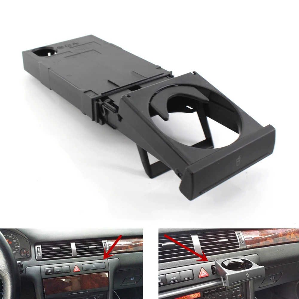 CarCupHolderForAUDIA6C519982005BlackStretchFoldingStretch