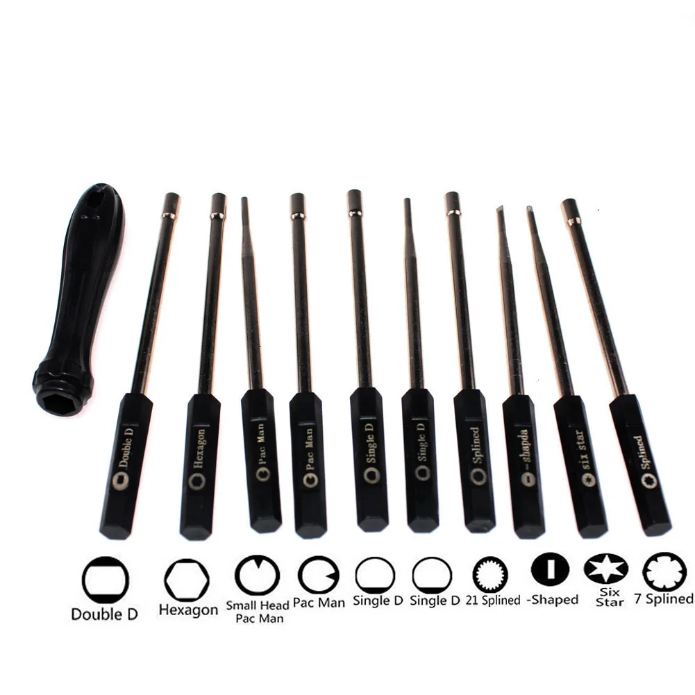 Cacciavite Angolato 90° Per Carburatore Moto E ATV - Strumento Di Regolazione Lungo 48,5 Cm In Alluminio - 2