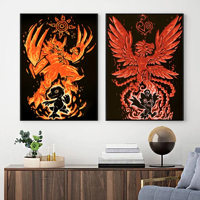 Digimon Adventure Tri Classic Anime Cartoon Series Canvas Painting HD  Poster Prints Wall Picture Art For Home Living Room Decor - AliExpress