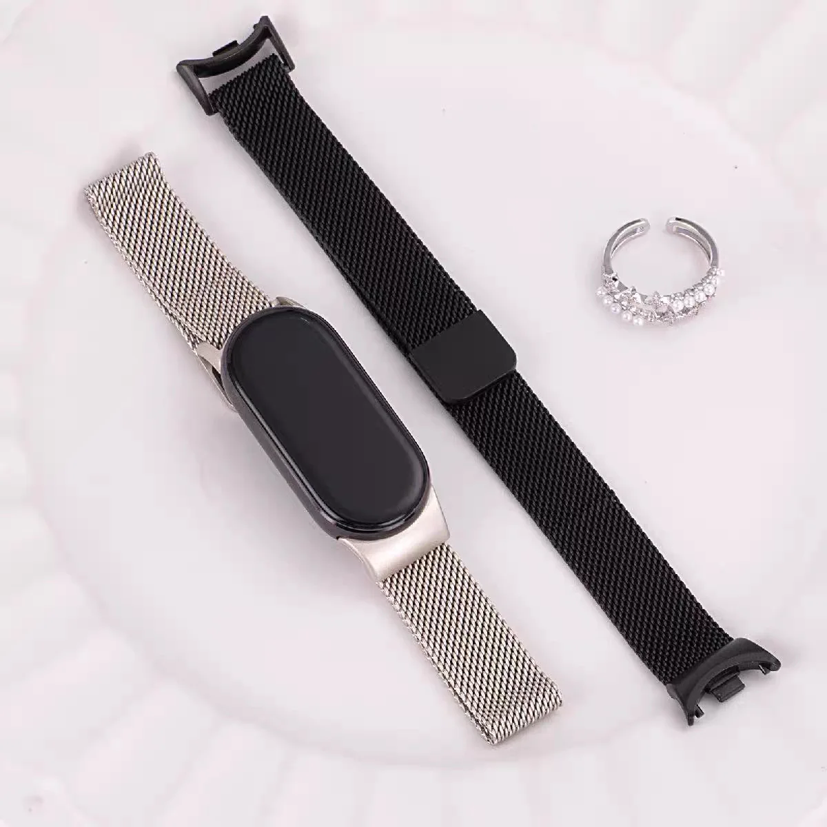 Elegant Milanese Stainless Steel Mesh Adjustable Watch Band
