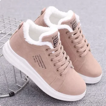 Women's Winter Velvet Flat Sneakers 1