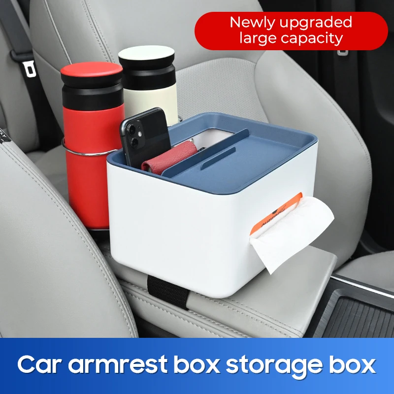 

ISFRIDAY Car Tissue box Cartoon Hanging Car Armrest box Sun Visor Wet Towel Cover Interior Fixed Storage box Creativity