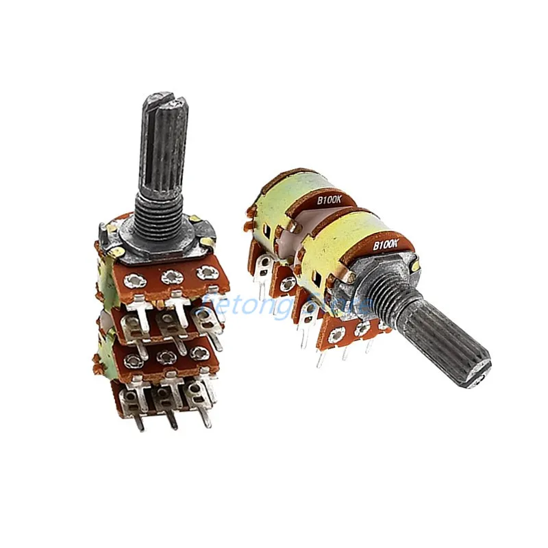 ち*た様 pois ポワ　新品未使用未開封 1pc Potentiometer WH148 12Pins B50KX4 B100KX4 Audio 4