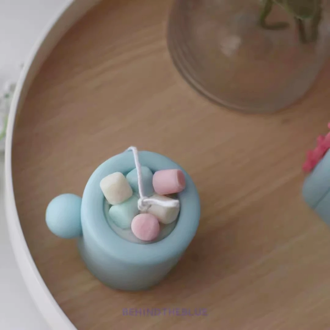 Simulation Marshmallow silicone mold DIY Candle making silicone mold fondant cake silicone mold silicone candle mold aromatherapy candle mold silicone candle molds candle mold