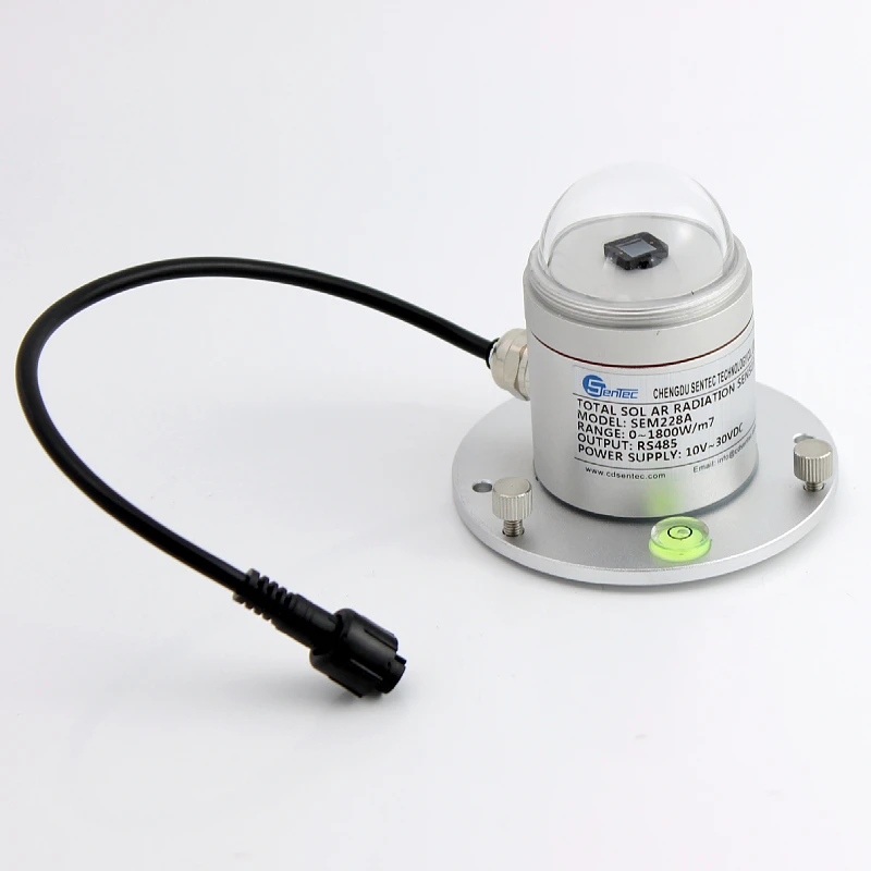 

SEM228A 0.3~3um full spectrum range polycarbonate glass coverSolar radiation sensor
