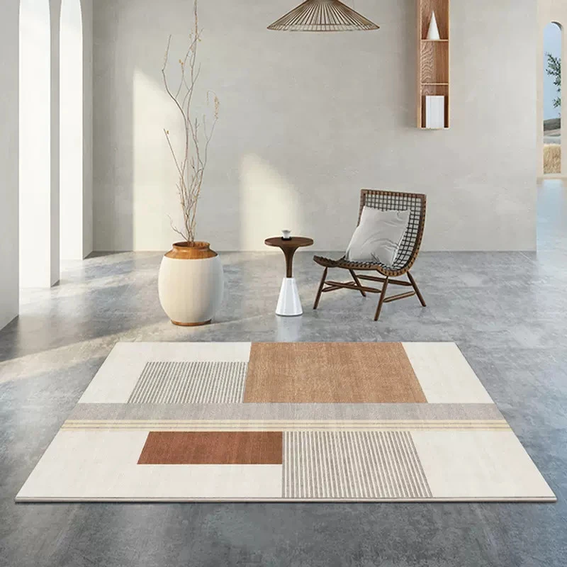 

Light Luxury Bedroom Decor Carpet Simple Room Decoration Carpets Nordic Living Room Rugs Modern Study Aisle Lounge Rug Washable