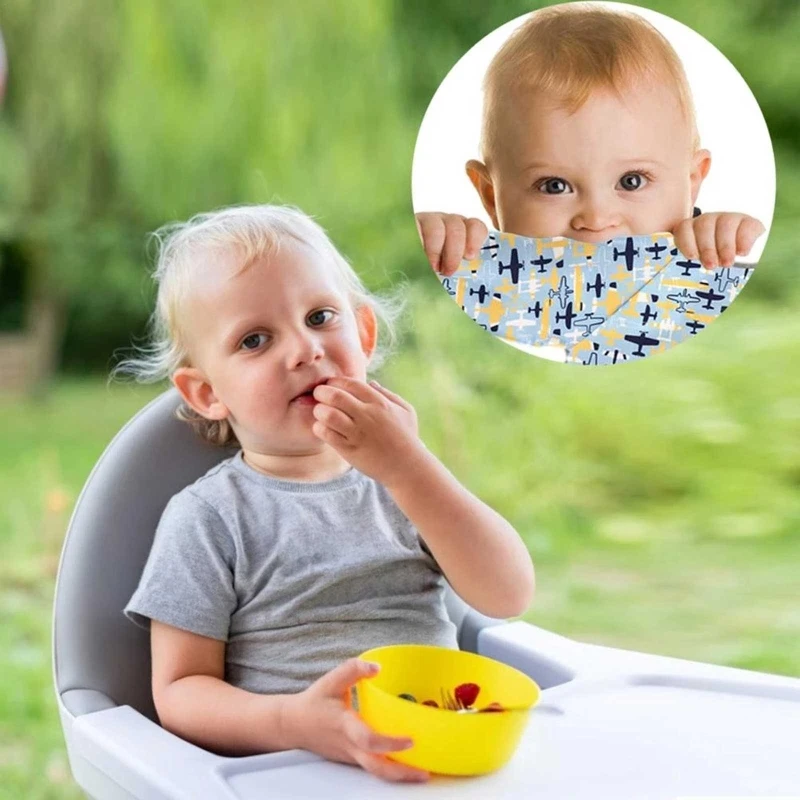 

Newborn Long Sleeve Bib Coverall with Table Cloth Cover Baby Dining Chair Gown