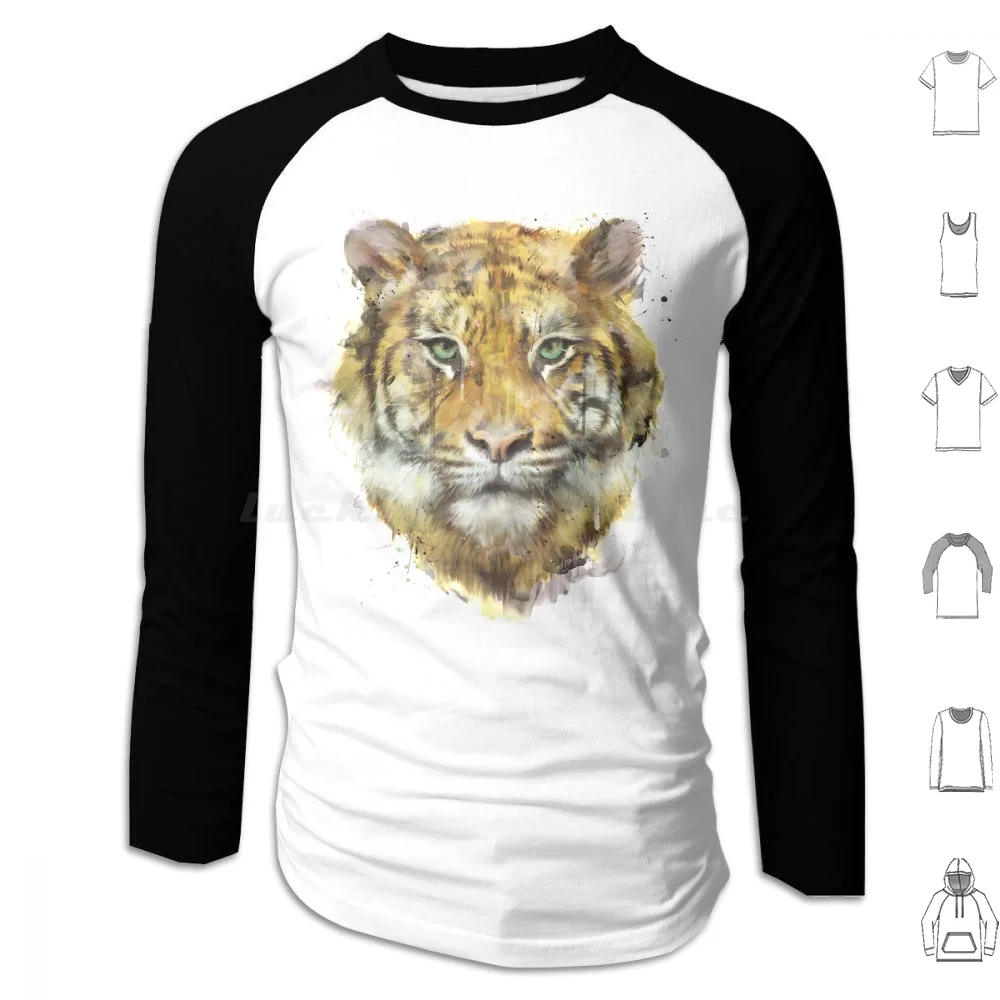 Felpe Con Cappuccio Tiger/Strength Manica Lunga Tiger Nature Animals Animal Wildlife Wild Wilderness Animal Creature Amy