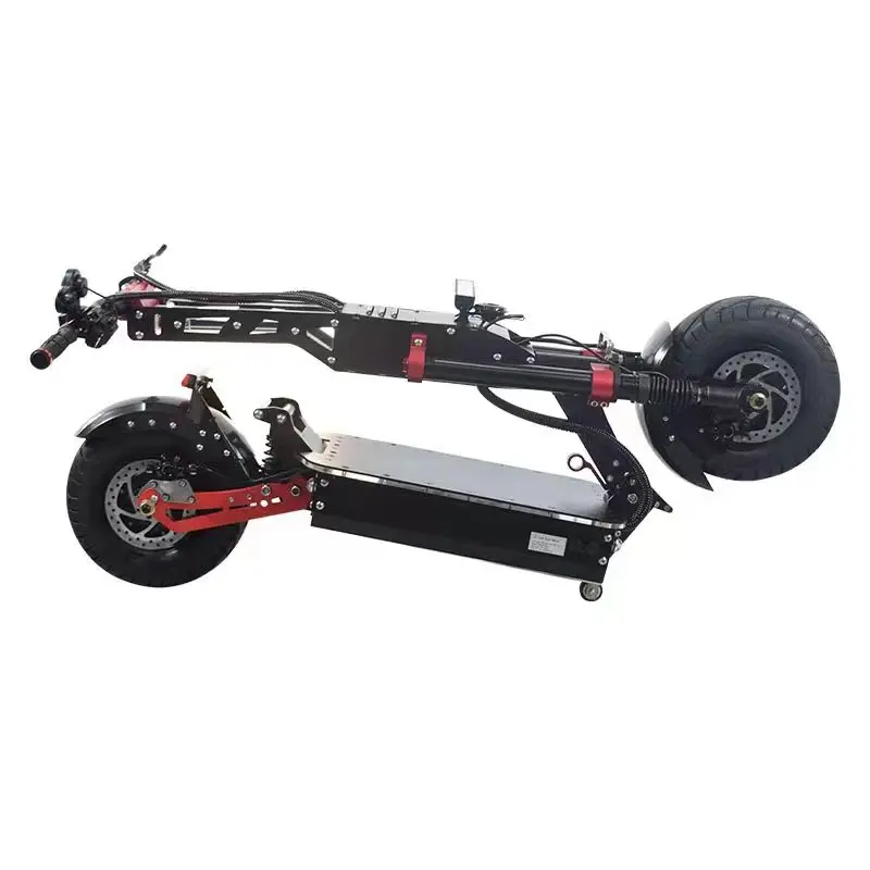 Fast speed Long Range 300km 72v 8000w 10000w 15000w dual motor 30-100Ah 13/14inch tires electric scooter with seat