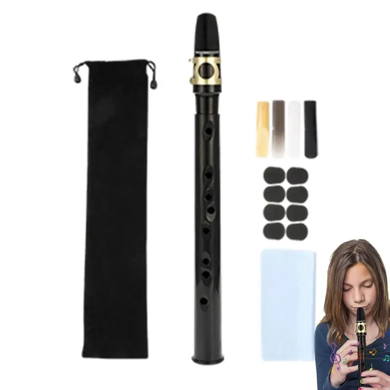 

Мини-саксофон для начинающих, портативный карманный набор саксофона, инструмент, инструмент для выступления на сцене, ежедневной практики и