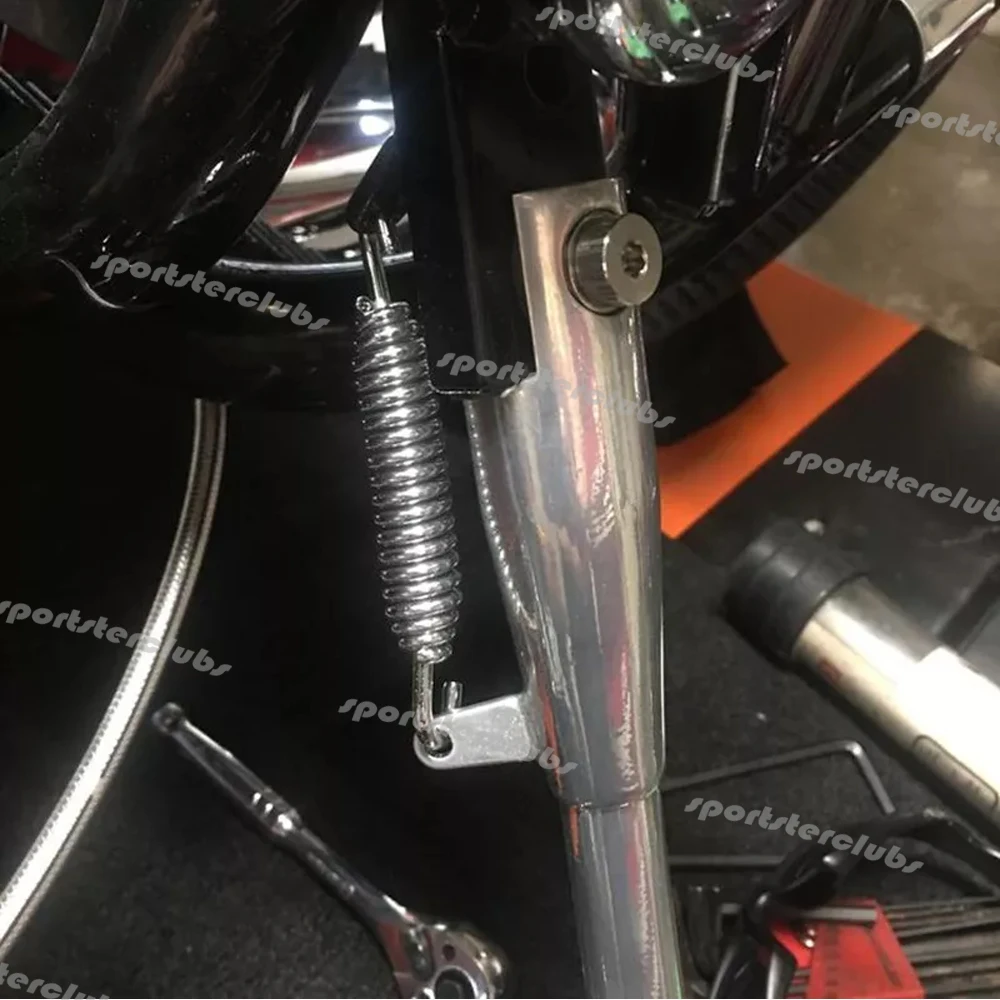 Motorcycle Kickstand Jiffy Stand Spring for Harley Davidson Dyna Touring Electra Glide Road King Softail Sportster XL883 XL1200 motorcycle kickstand motorcycle stand