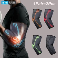 2Pcs Elbow Brace Compression Support Sleeve for Tendonitis,Tennis,Golf Elbow,Weightlifting,Workouts Men and Women Recovery 1