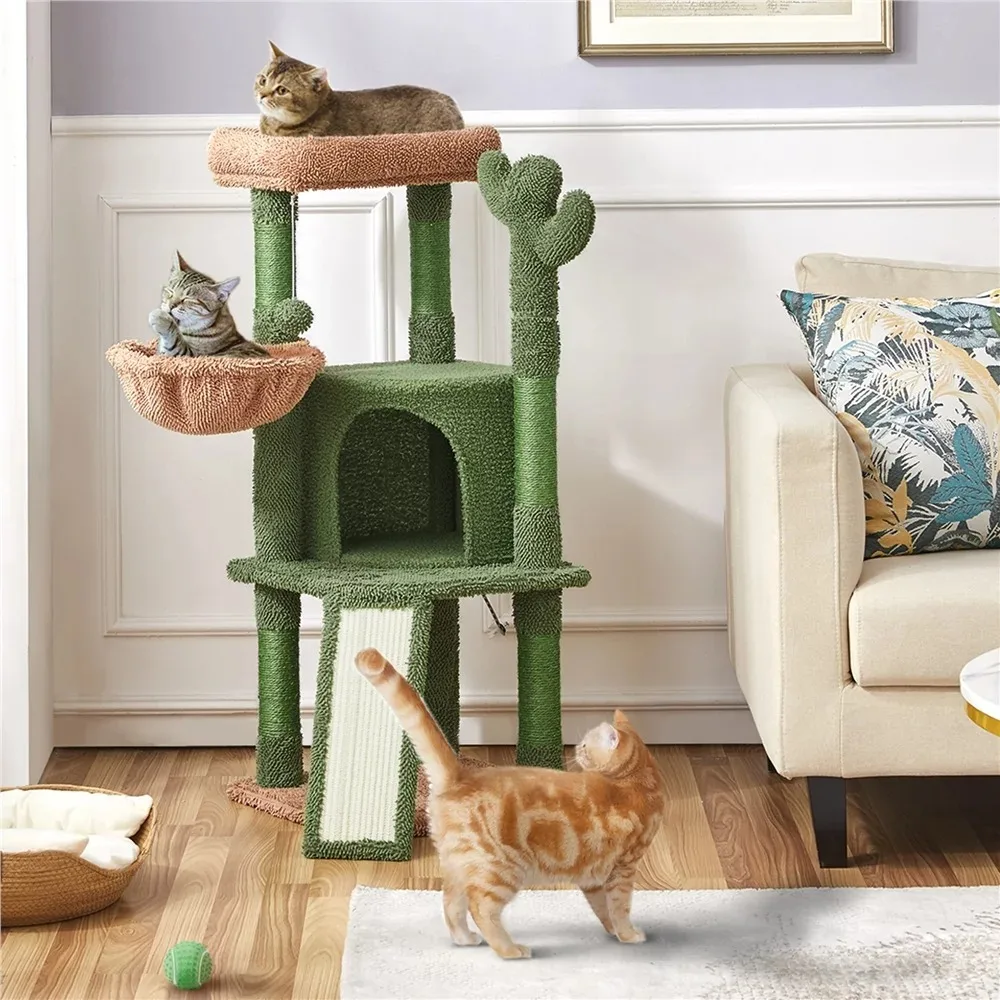 

Cat Climbing Frame ，Green/Brown